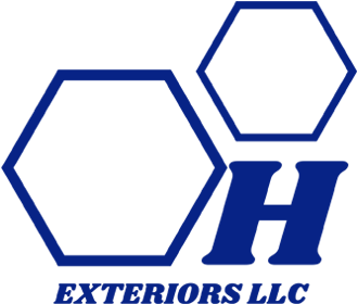 A green and blue logo for the hexagonal company.